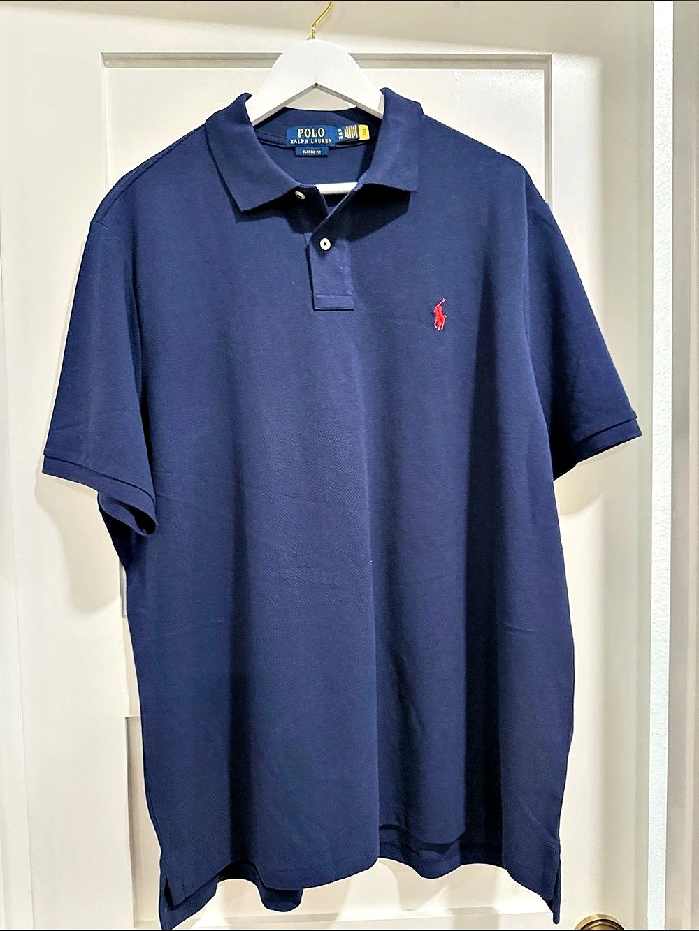 Polo Ralph Lauren Classic Fit Polo Men's Polo Shirt in Blue Size XL Like New